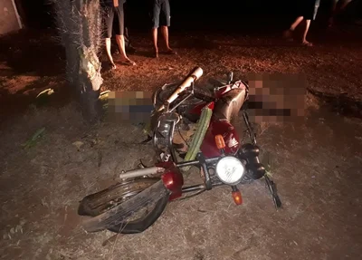 Motocicleta da vítima