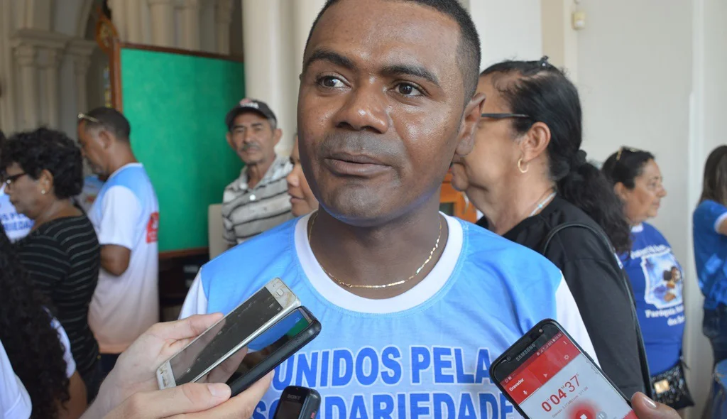 Coordenador da Caminhada ficou satisfeito com a participação do povo