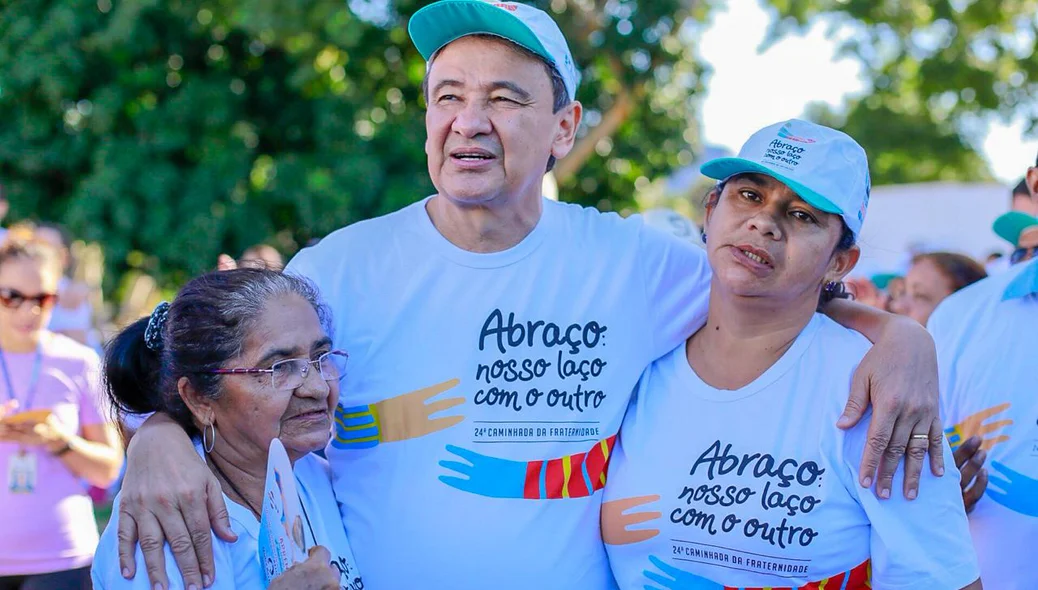 Governador Wellington Dias participa da 24ª Caminhada da Fraternidade
