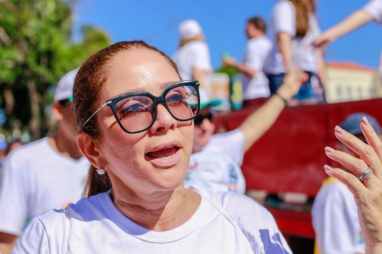 Lucy Soares na 24ª Caminhada da Fraternidade