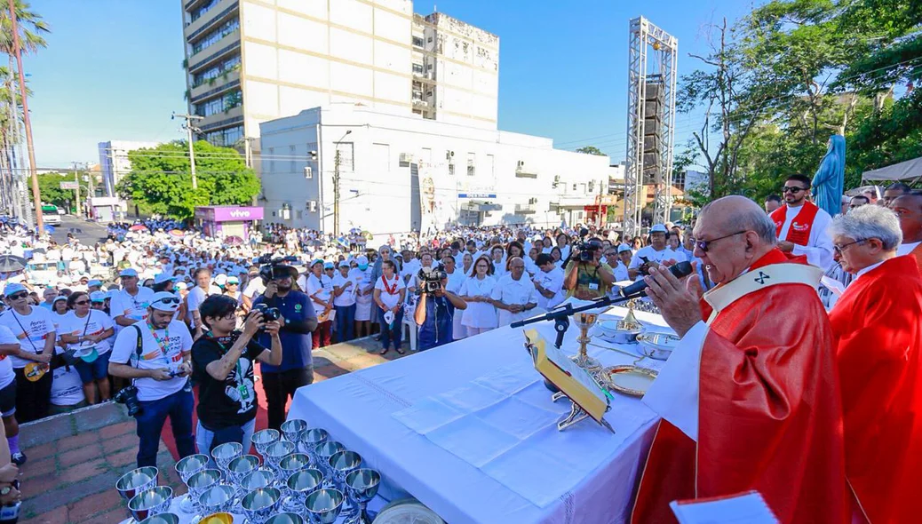Missa de Pentecostes na 24ª Caminhada da Fraternidade