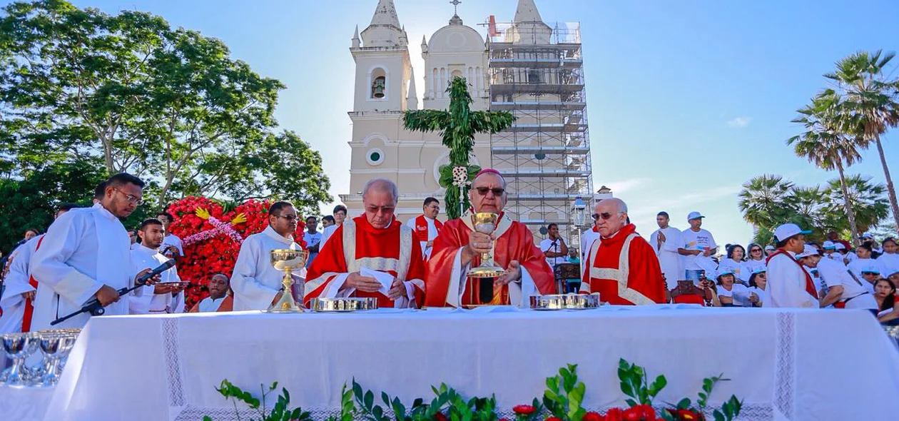 Missa na Igreja São Benedito