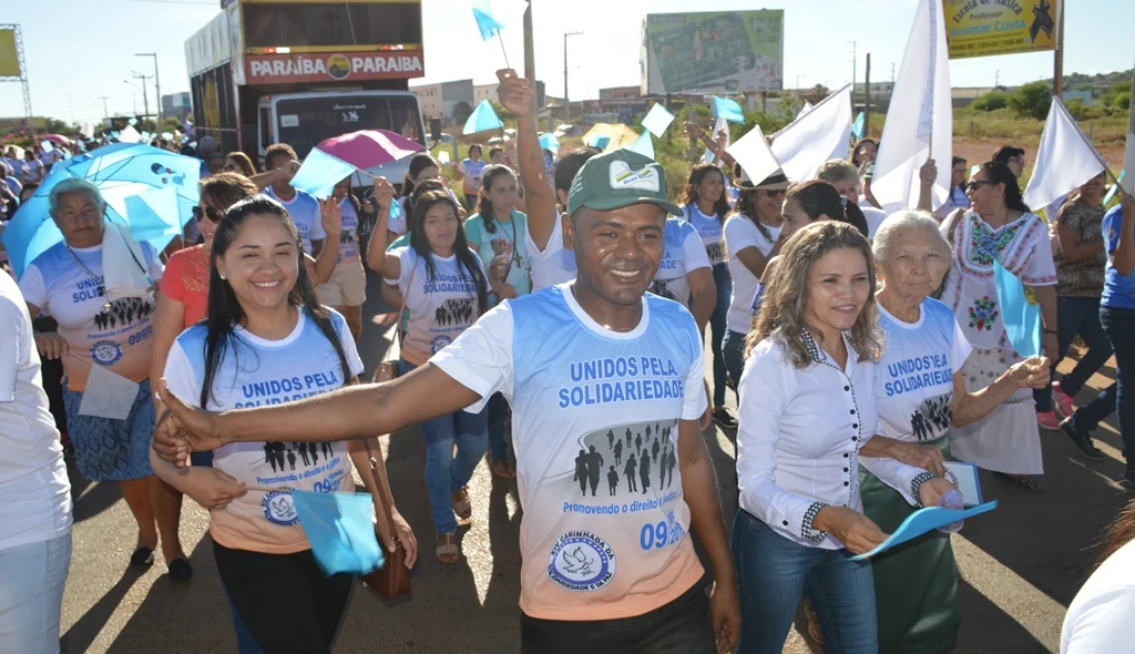 Padre Marcos Roberto, coordenador da Caminhada