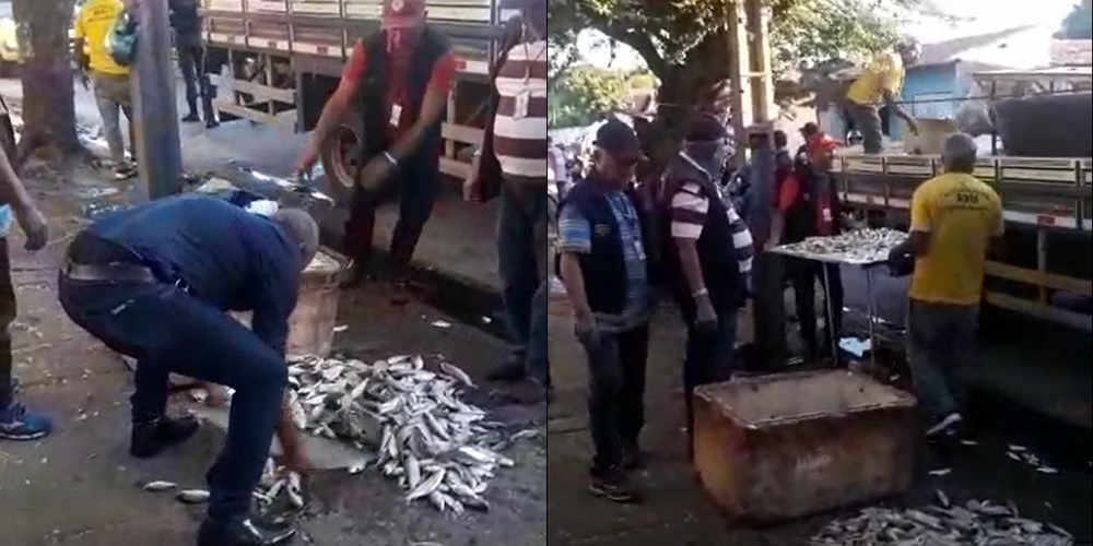 Agentes da prefeitura apreende material de pescadores do bairro Poti Velho