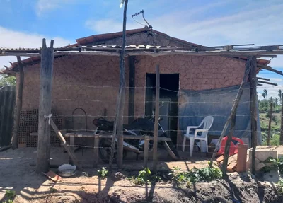 Casebre aonde a droga foi encontrada