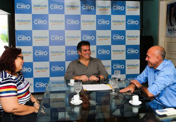 Patrícia Leal, Ciro Nogueira e Warton Lacerda
