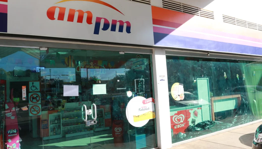 Loja de conveniência onde aconteceu o crime