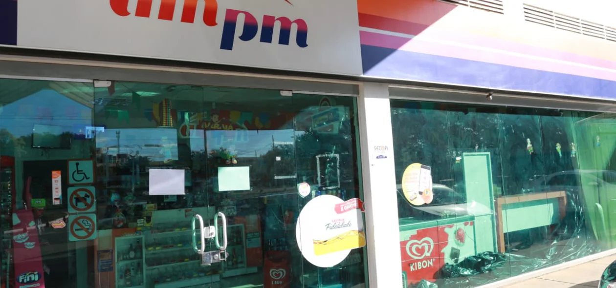 Loja de conveniência onde aconteceu o crime