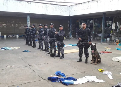 Policiais que participaram da ação