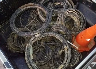 500 kg de fios de cobre