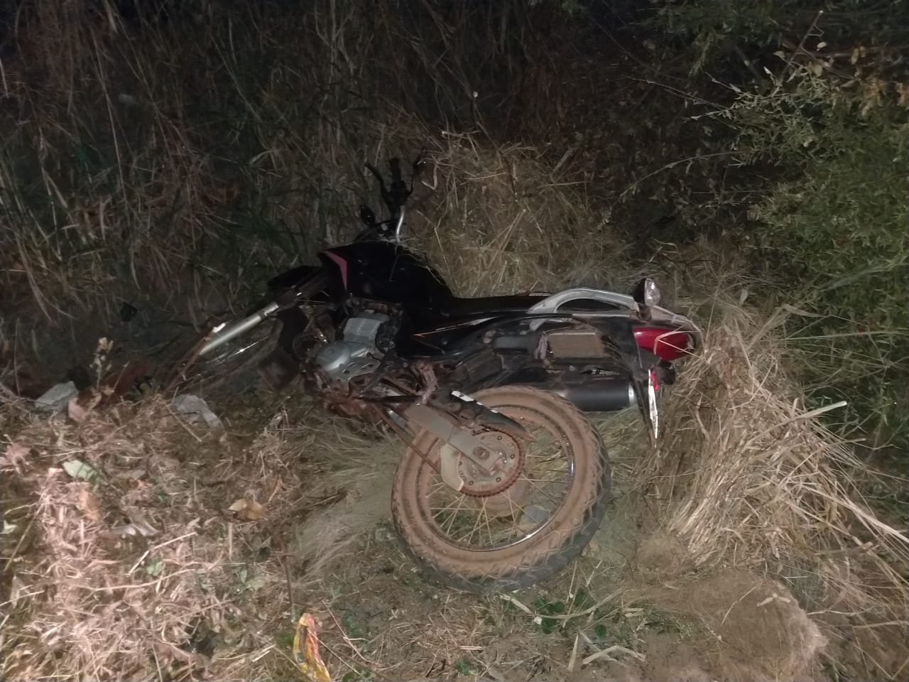 Motocicleta é recuperada na Vila Palitolandia