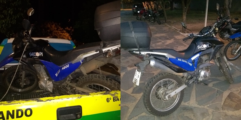 Polícia Militar recupera motocicleta na Vila Irmã Dulce