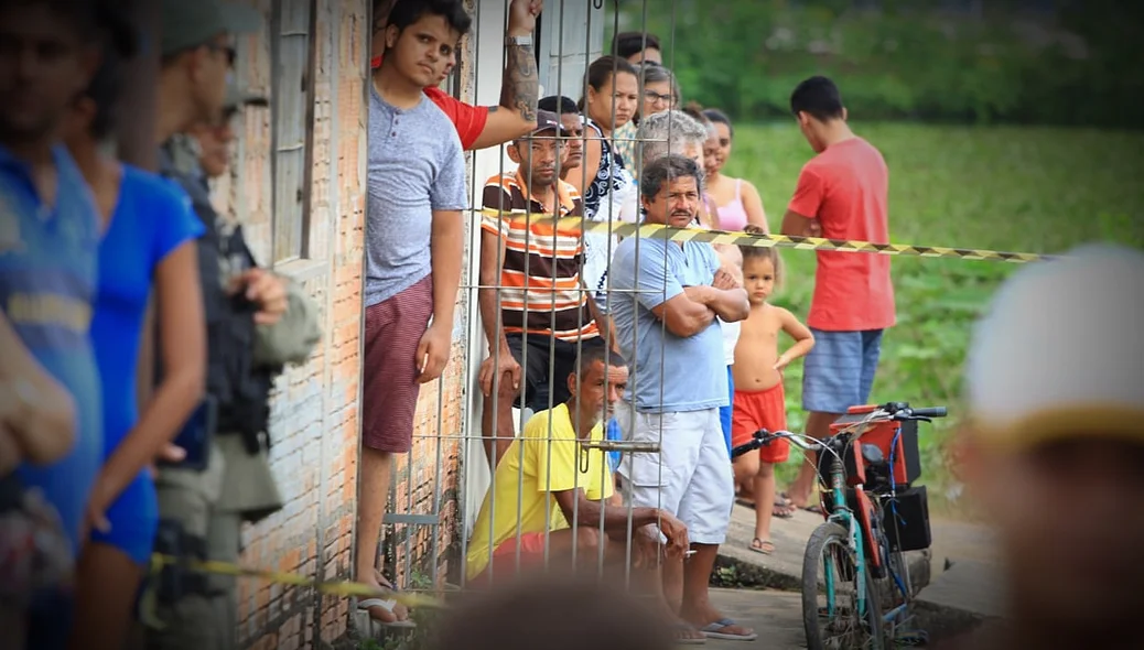 Moradores da localidade
