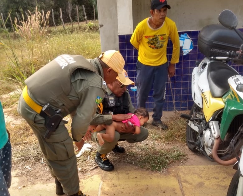 PM salva bebê