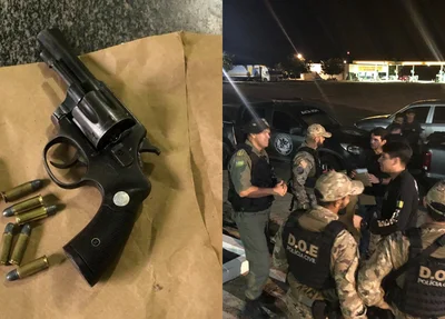 Polícia Militar apreende arma de fogo durante operação Festival Seguro