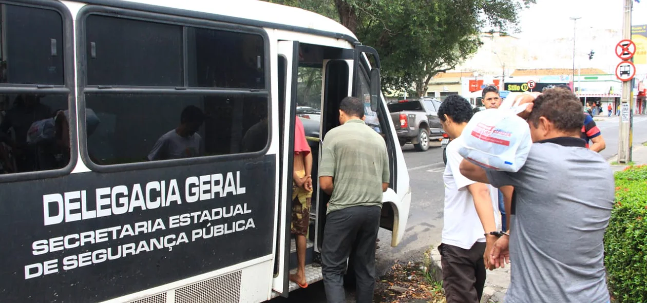 Presos durante Operação Cerco Fechado em Teresina  