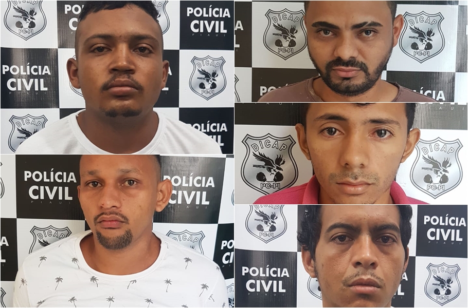Presos na Operação Cerco Feechado