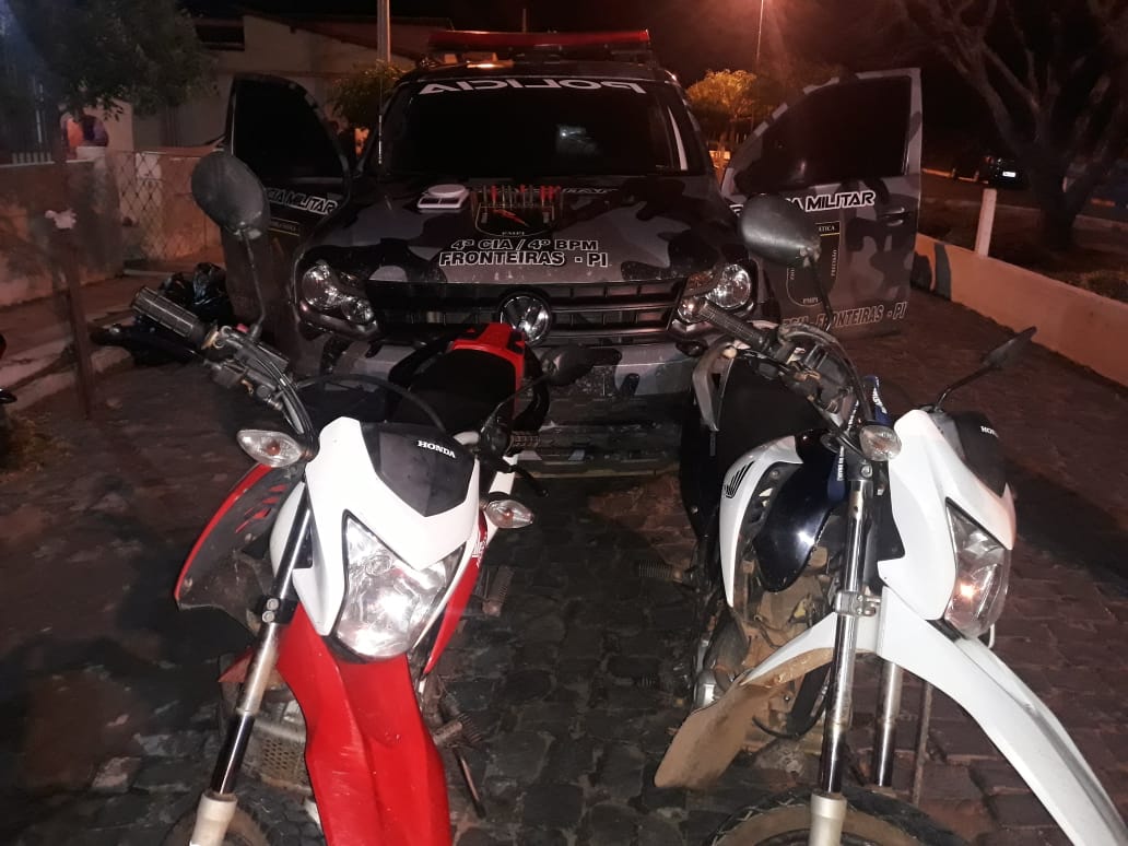 Motos apreendidas