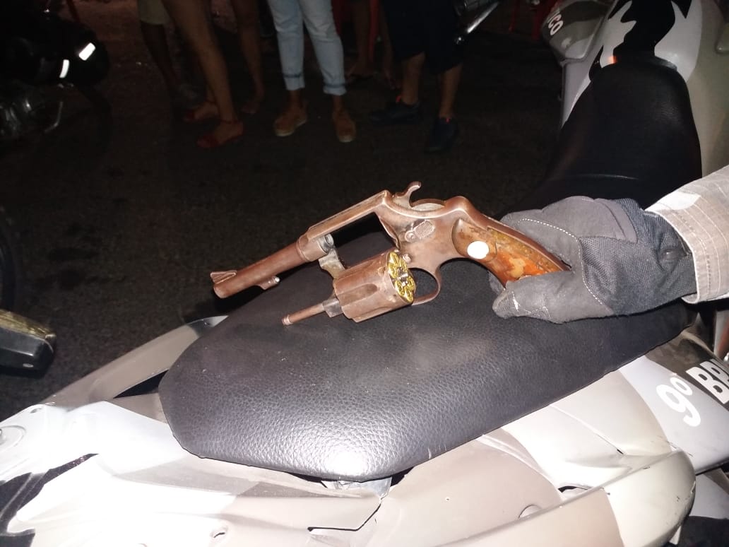 Arma de fogo calibre .38 foi apreendida