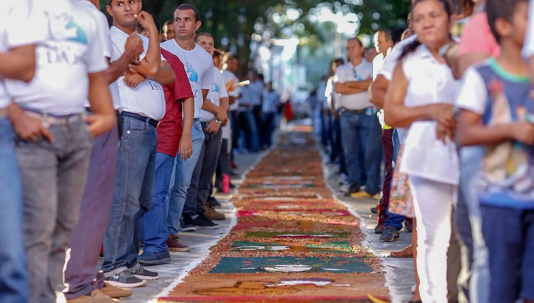 O evento acontece em virtude do feriado de Corpus Christi