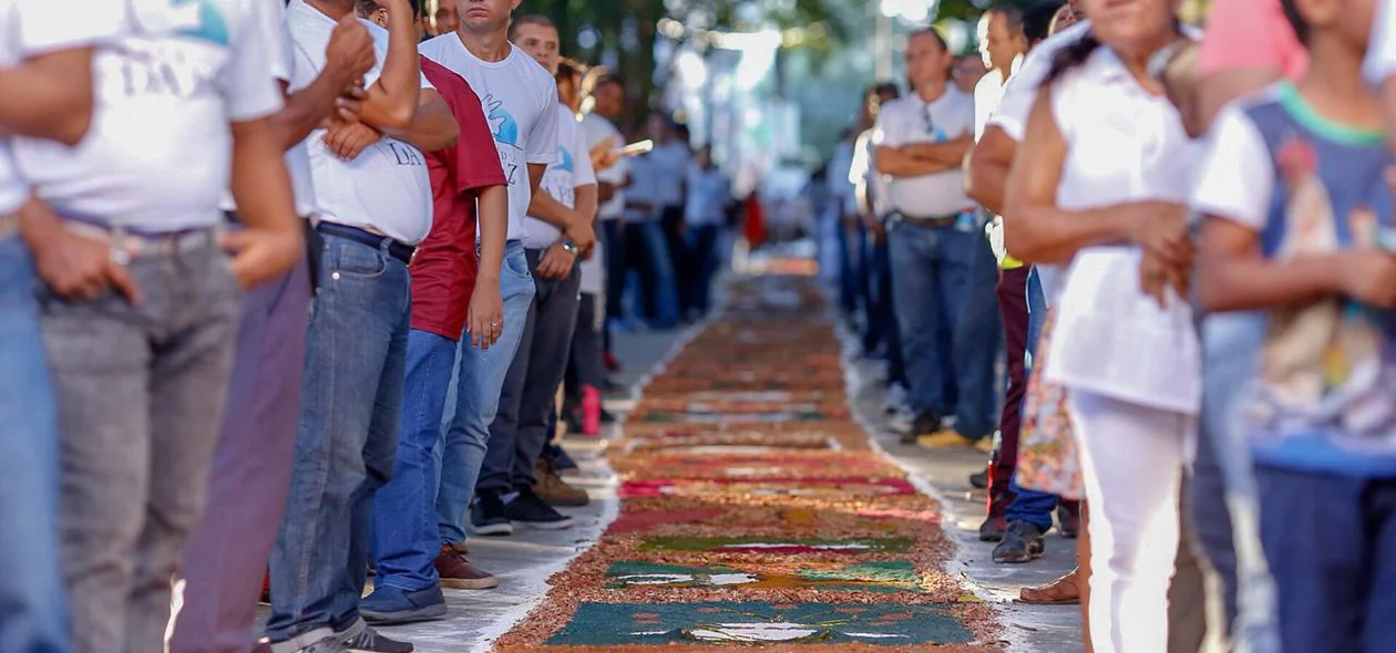 O evento acontece em virtude do feriado de Corpus Christi