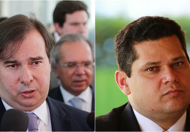 Rodrigo Maia e Davi Alcolumbre
