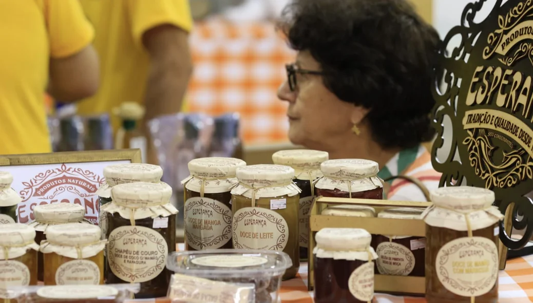 Amostra de produtos