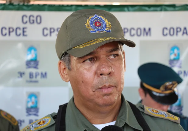 Comandante Geral da PM-PI, coronel Lindomar Castilho