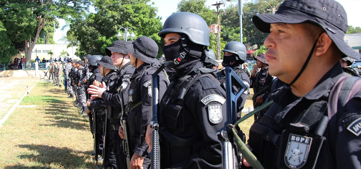 Policiais do batalhão de elite da PM-PI