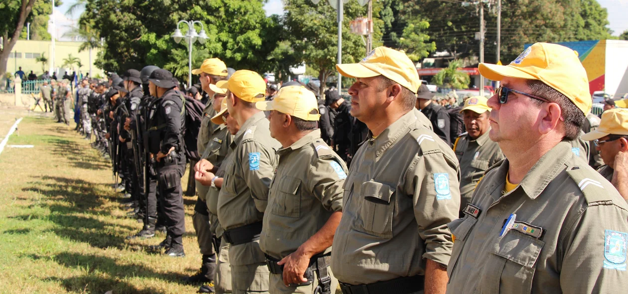 Policiais do Batalhão de Polícia Rodoviária Estadual