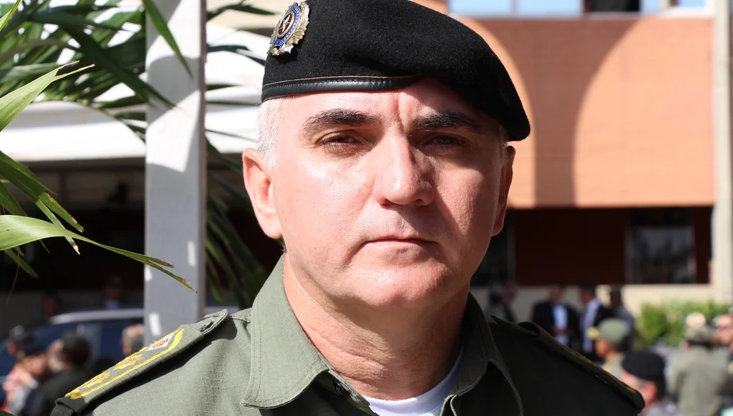 Tenente-coronel Feitosa, comandante da PM em Uruçuí