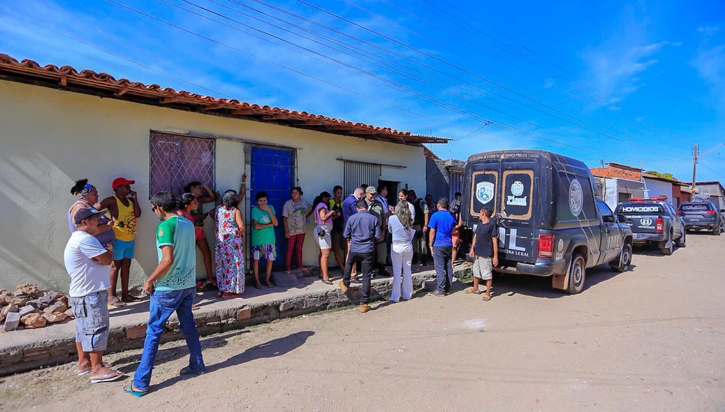IML removeu o corpo de Evandro