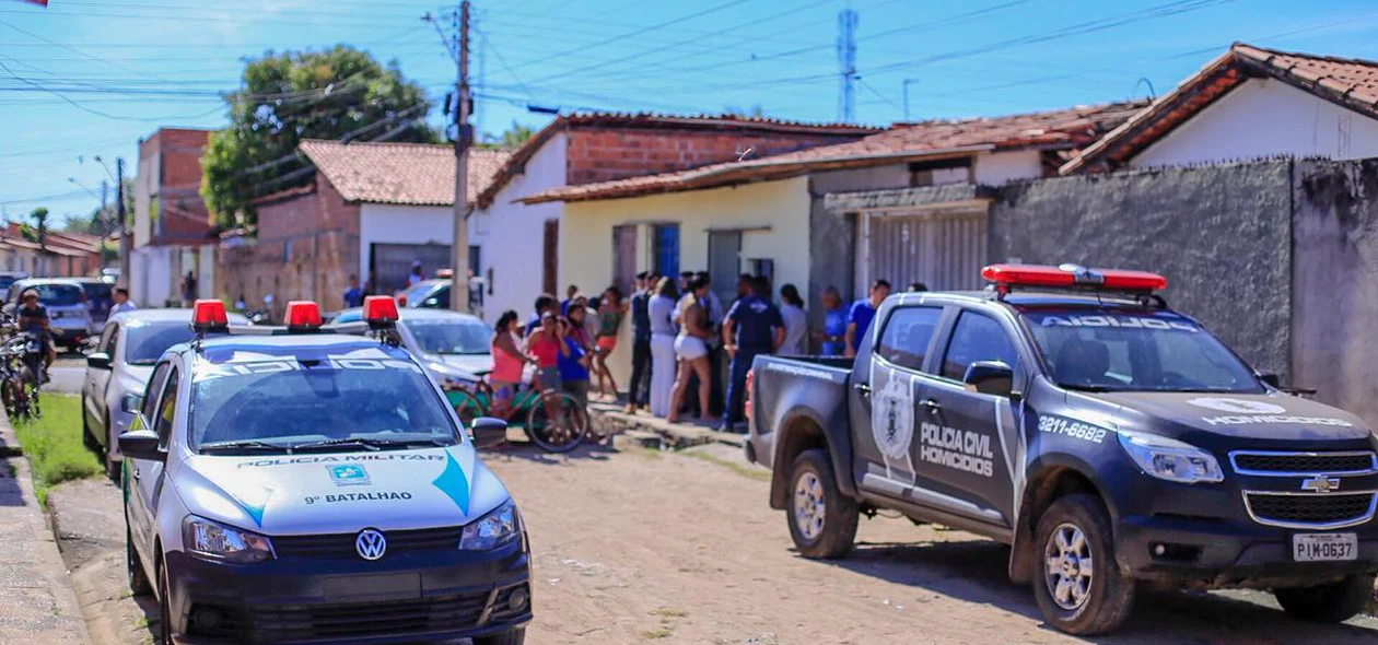 Local onde aconteceu no crime no bairro Alto Alegre