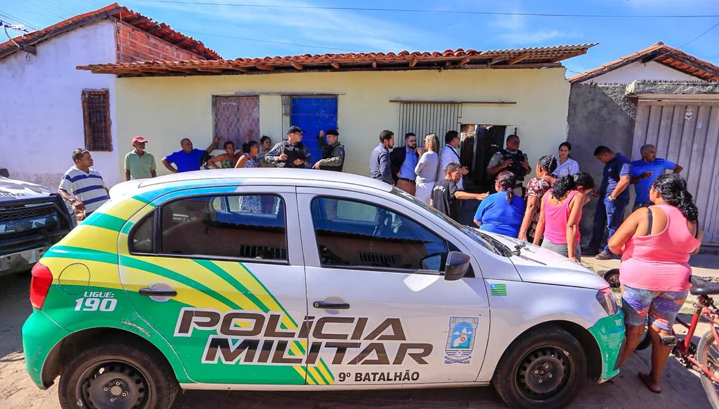Viatura do 9º Batalhão da Polícia Militar, que atende na zona norte de Teresina