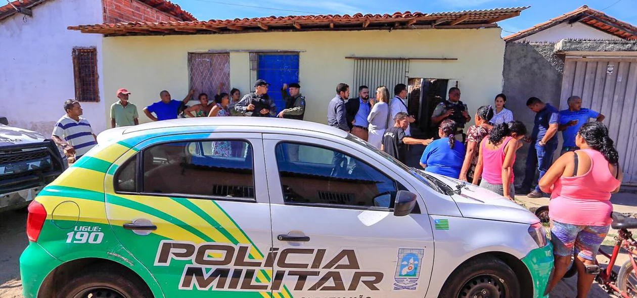 Viatura do 9º Batalhão da Polícia Militar, que atende na zona norte de Teresina