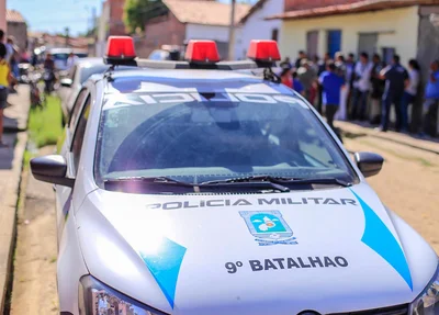 Viatura do 9º Batalhão da Polícia Militar