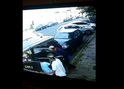 Câmera registrou toda a ação criminosa no bairro Horto