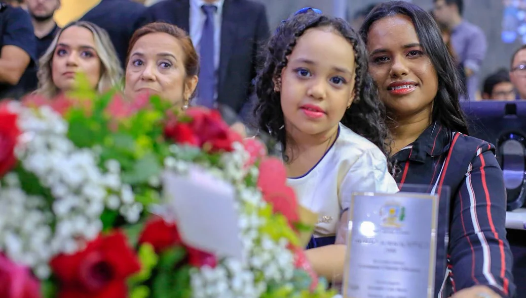 Germana Chaves e a filha Ágatha