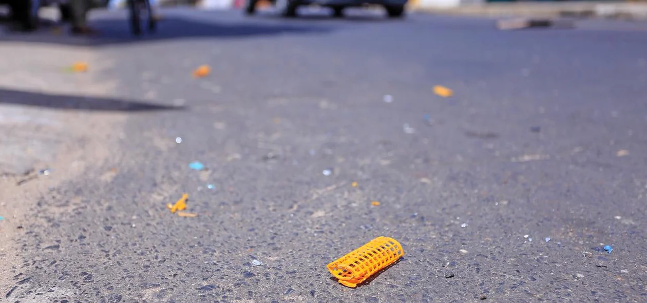Local onde aconteceu o acidente, na zona sul de Teresina