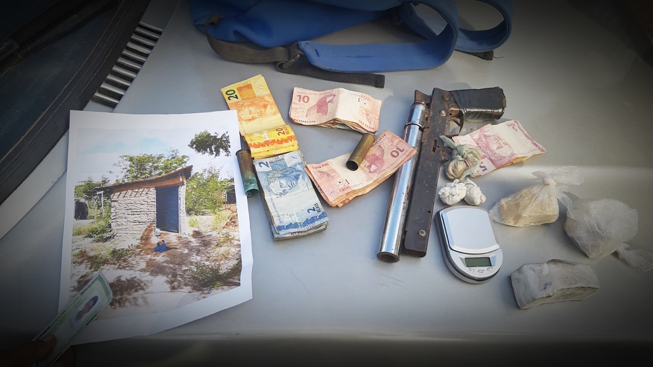 Material encontrado pela Polícia Civil