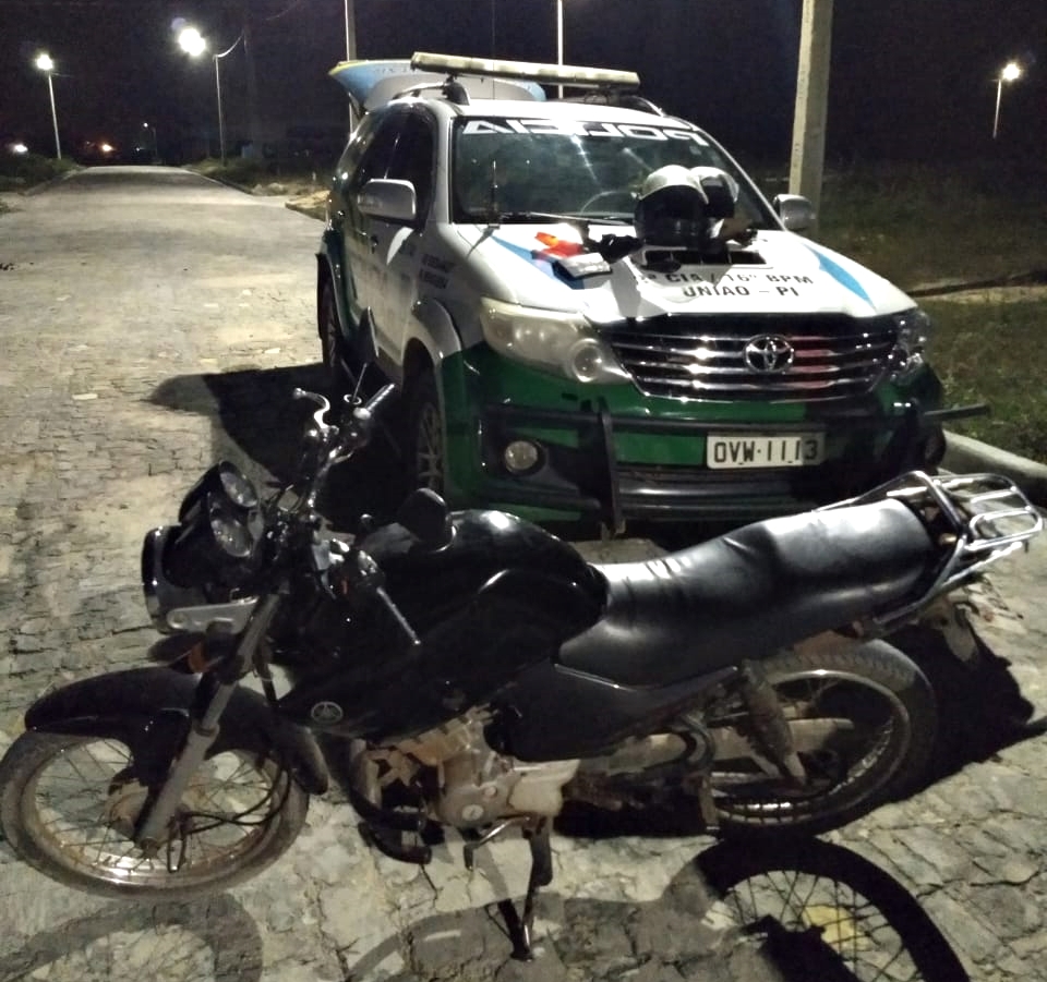 Motocicleta apreendida