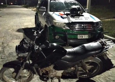 Motocicleta apreendida