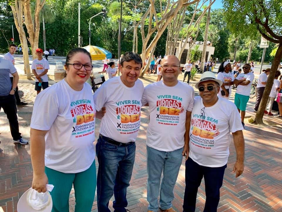 Wellington Dias participa da Caminhada da Fazenda da Paz