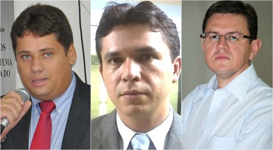 Os advogados Leandro, Astrogildo e Charlles estão na lista tríplice