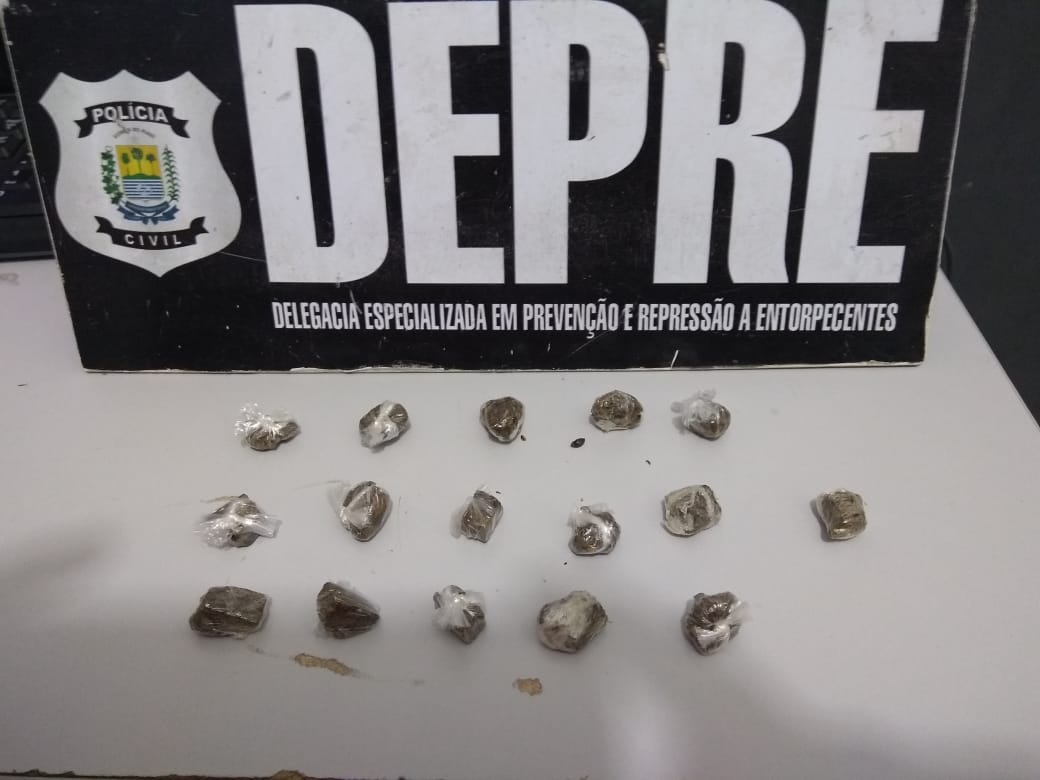 Material apreendido pela DEPRE