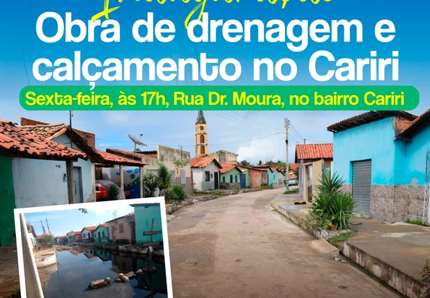 Inauguração de obra em Campo Maior