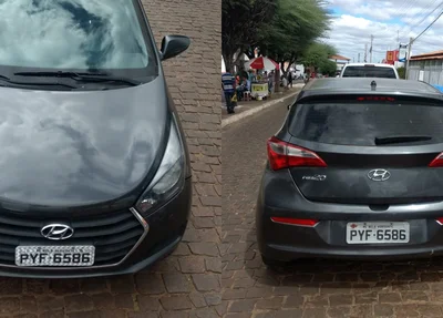 Veículo apreendido pela Polícia Militar de Paulistana