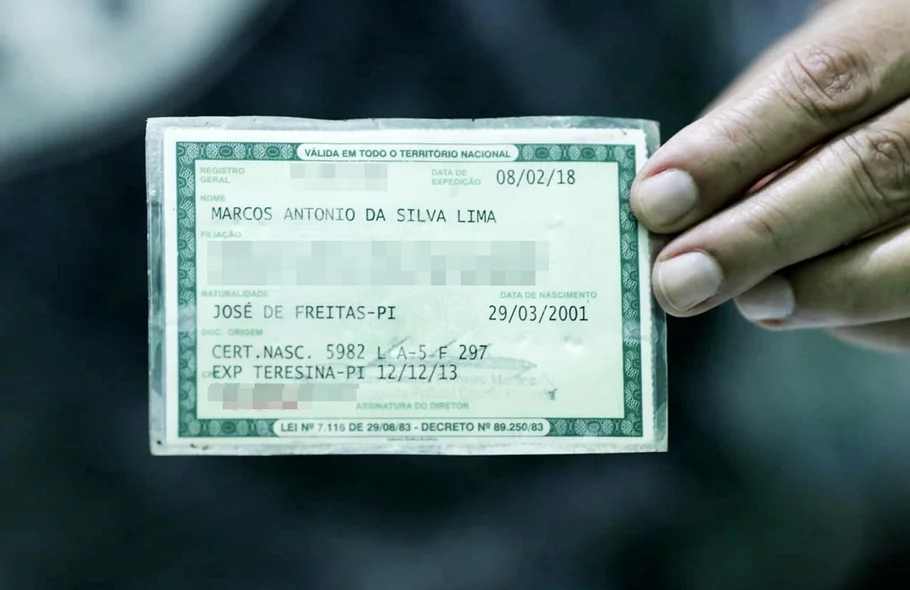 Identificação do suspeito