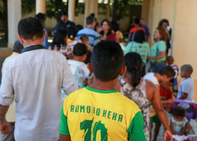 Venezuelanos chegam a abrigo em Teresina