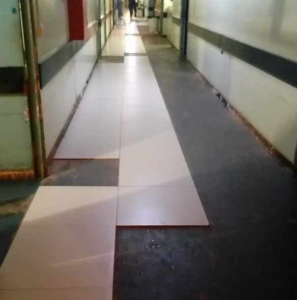Corredores do Hospital de Picos